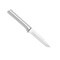 Rada Cutlery Serrated Paring Knife, Stainless Steel Spear Tip Parer Knives for Saw-Cutting Action, Solid Aluminum Handle